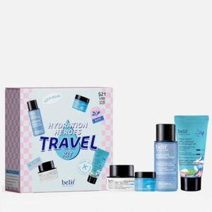 belif Hydration Heroes 4-Pc Travel Kit Minis NIB
